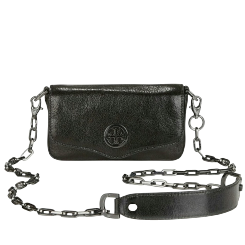 Tori Burch Black Leather Crossbody Bag